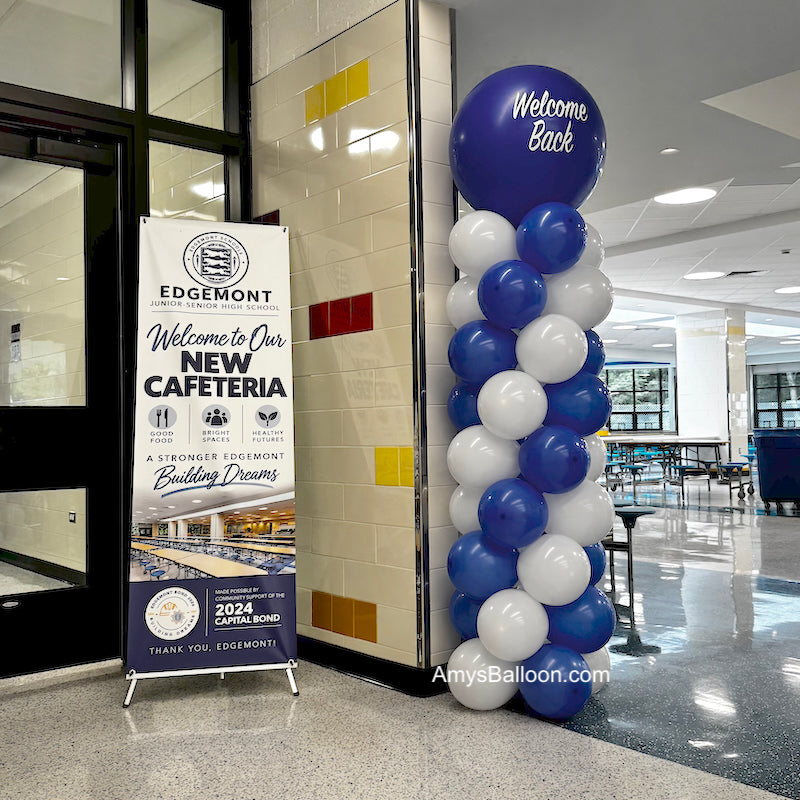 Personalized Indoor Balloon Column
