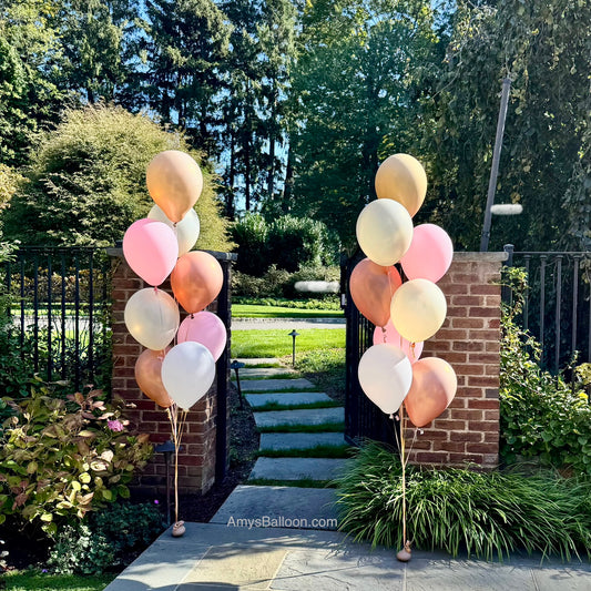 Eight Balloons Floor Bouquet