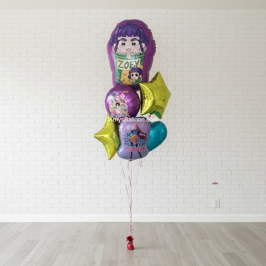 KPop Demon Hunters Balloon Bouquet