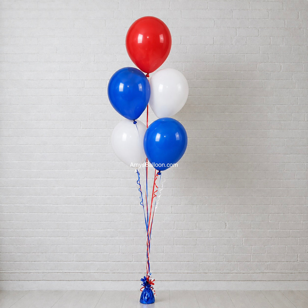 Five Balloons Floor Bouquet