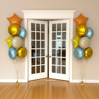 Foil Balloons Floor Bouquet