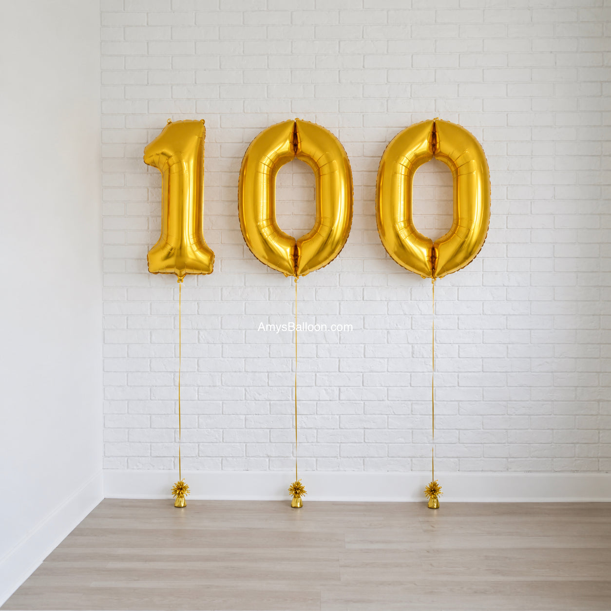 Three Number Balloons Set