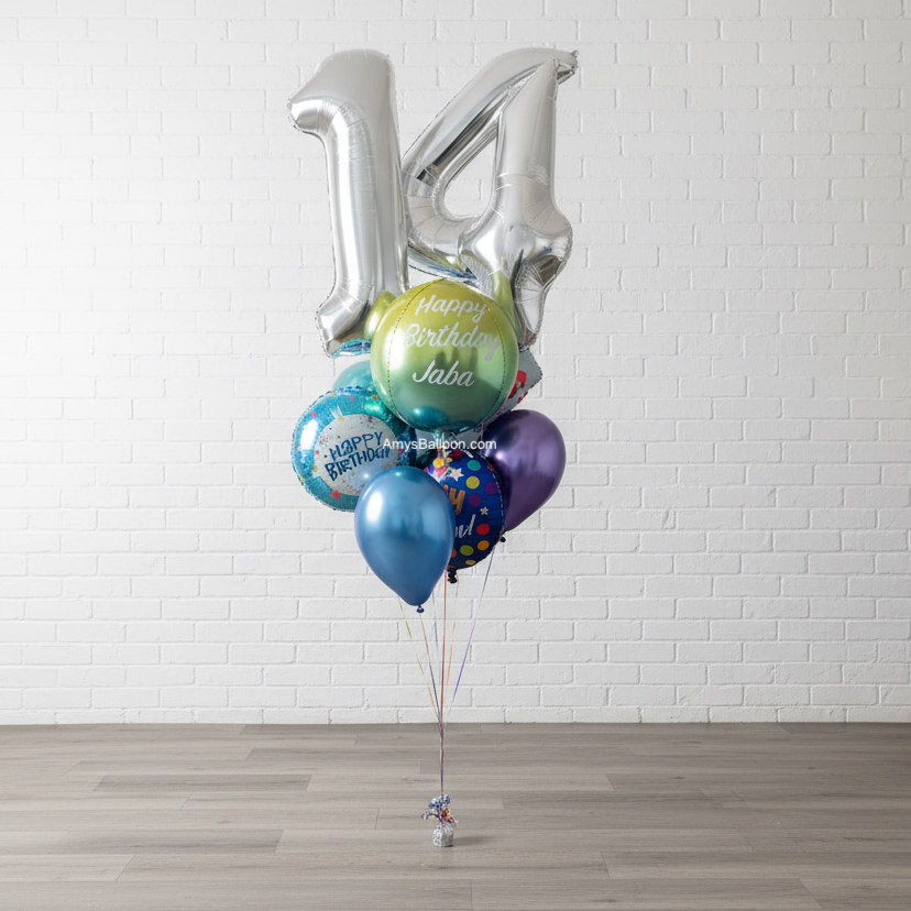 Personalized Two Numbers Bouquet