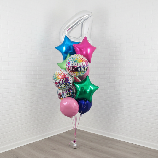 One Big Number Birthday Bouquet