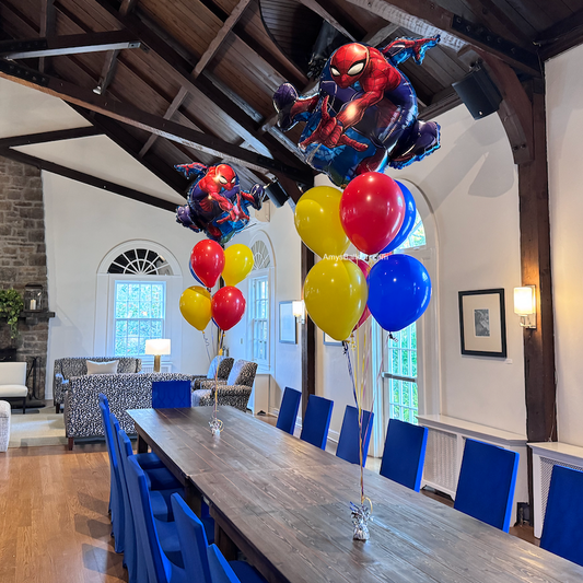 Spider-man Balloon Centerpiece