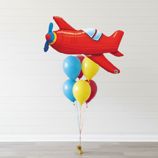 Airplane Theme Balloon Bouquet