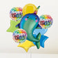 Happy Narwhal Birthday Balloon Bouquet