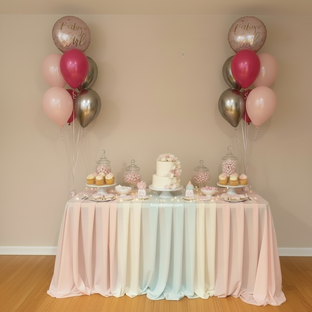 Baby Theme Balloon Centerpiece