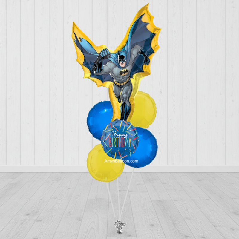 Superhero Foil Balloon Centerpiece