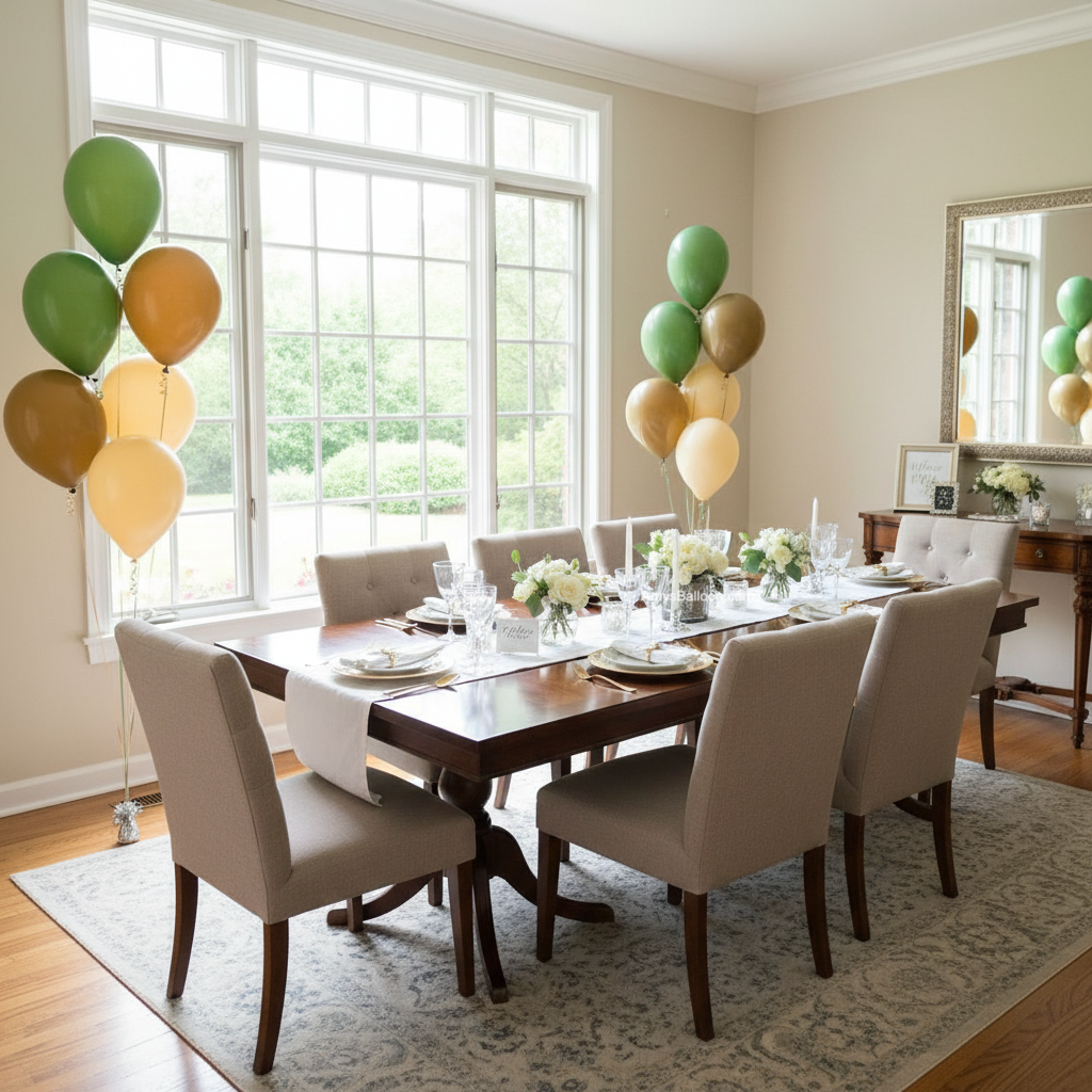 Six Balloons of Floor Bouquet