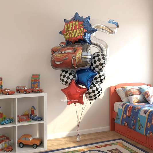Car Theme Balloon Bouquet