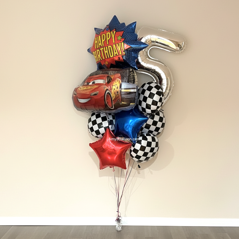 Car Theme Balloon Bouquet