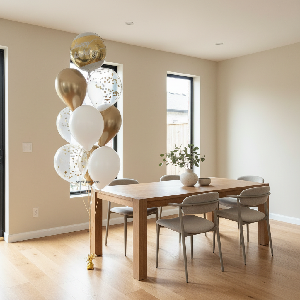 Birthday Topper Balloon Floor Bouquet