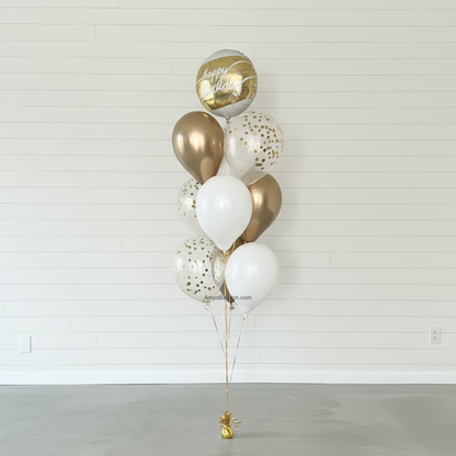 Birthday Topper Balloon Floor Bouquet