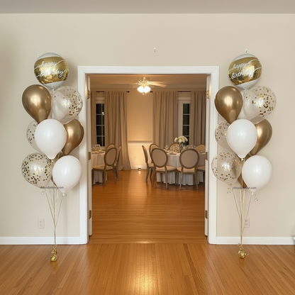 Birthday Topper Balloon Floor Bouquet