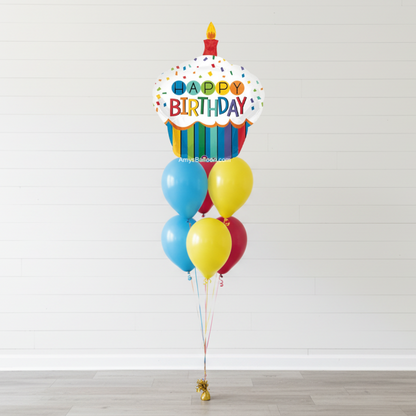 Birthday Theme Balloon Bouquet