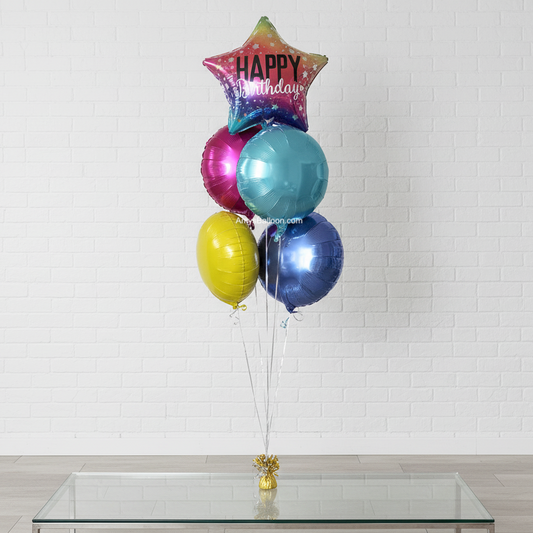 Custom Foil Balloon Centerpiece