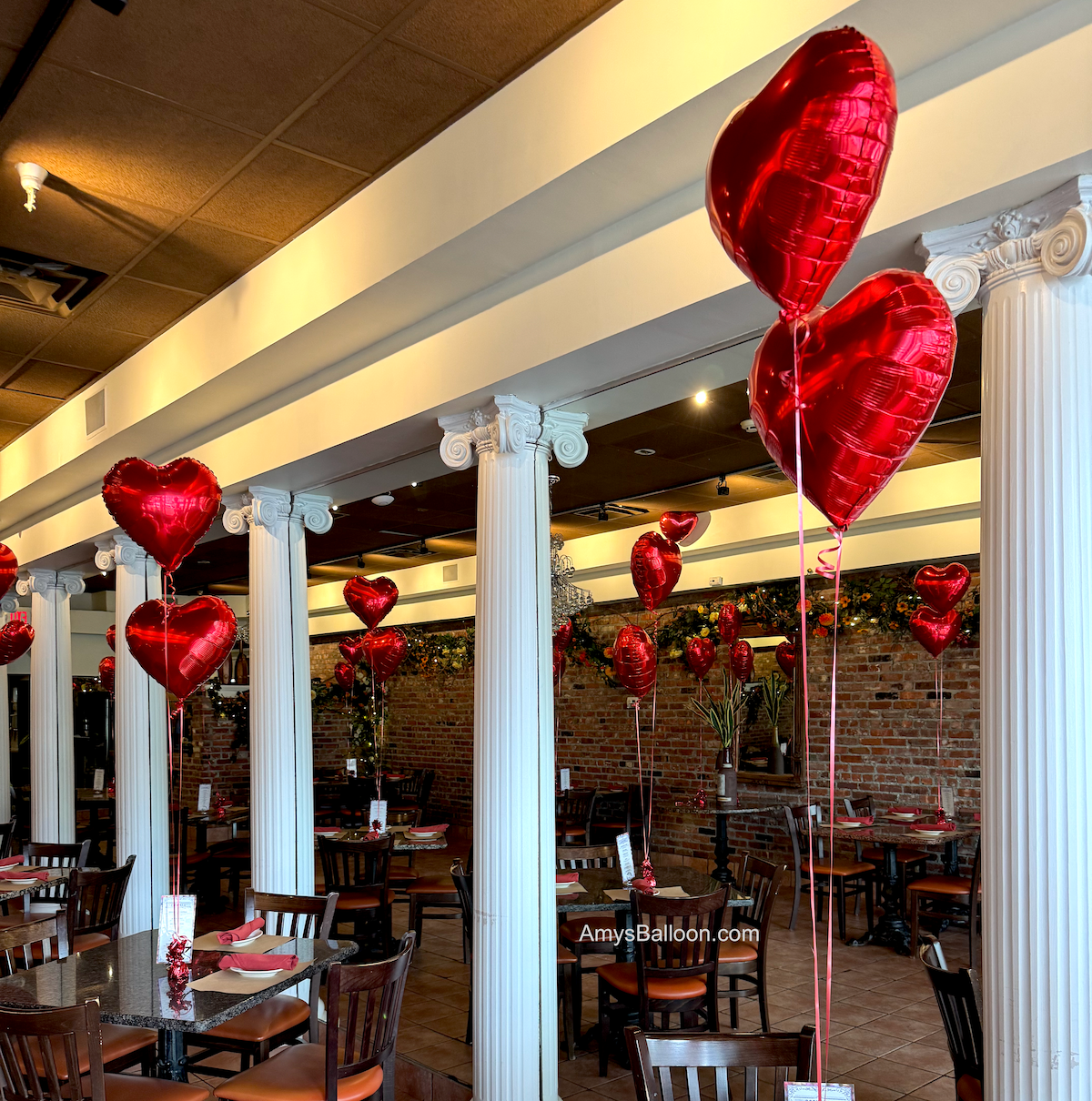 Valentine's Day Centerpieces for Restaurant
