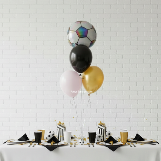 Sports Theme Balloon Table Centerpiece