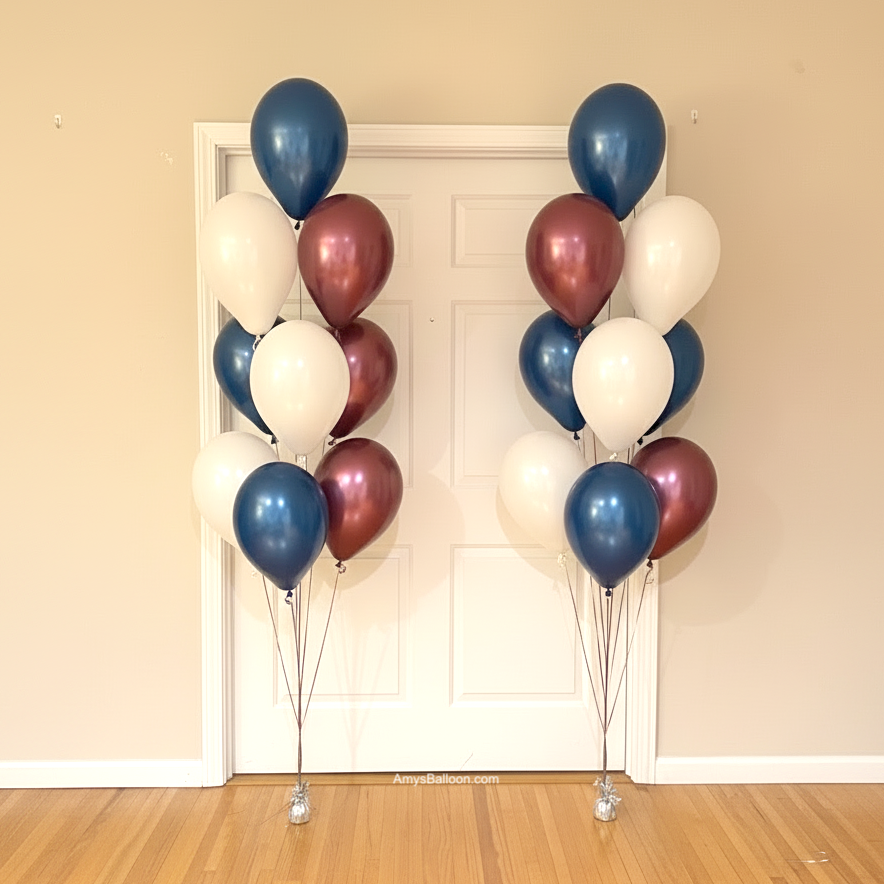 Nine Balloons Floor Bouquet