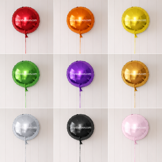 18" ROUND MYLAR LOOSE BALLOONS
