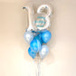 Personalized Confetti Balloon with Two Numbers Birthday Bouquet