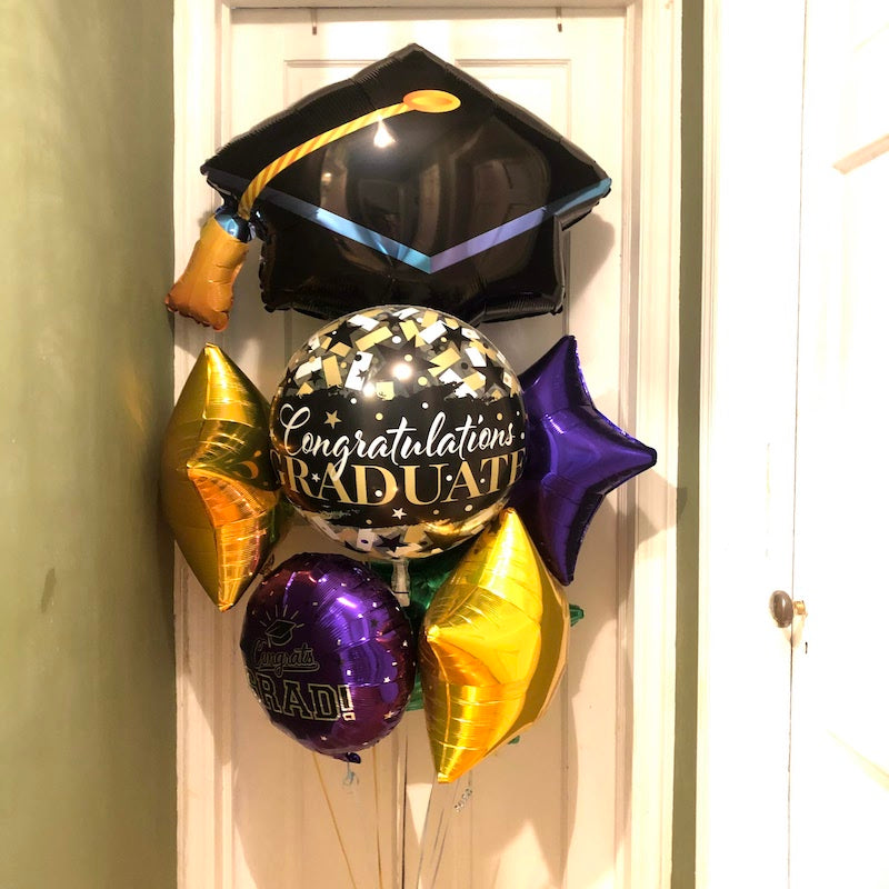 Graduation Cap Balloons Bouquet – amysballoon.com