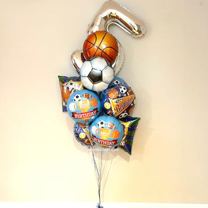 Number and Sports Theme Bouquet