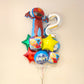 Elmo / Sesame Street & Number Birthday Bouquet