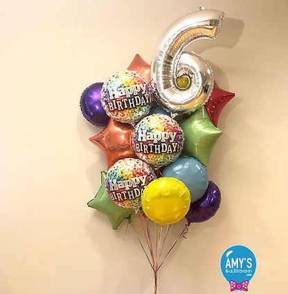 One Big Number Birthday Bouquet