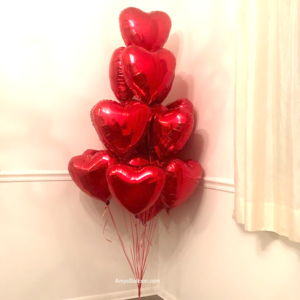 Foil Balloons Floor Bouquet