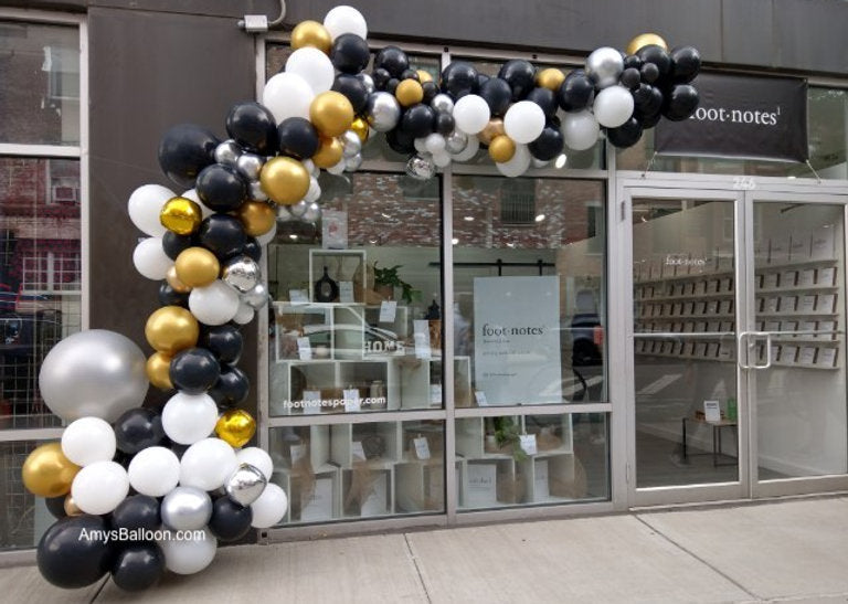 Balloon Garland Outside Storefront L Shaped