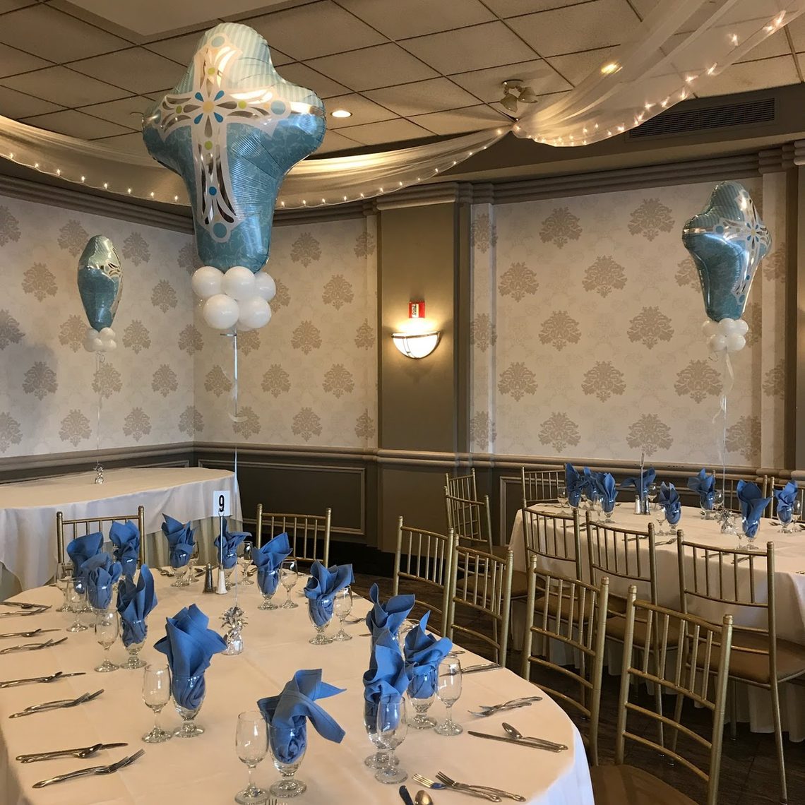 Big Cross Balloon Centerpiece