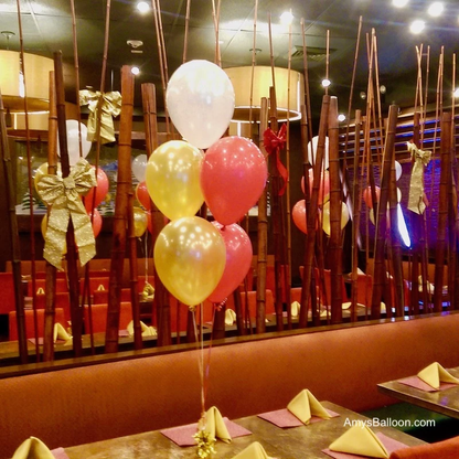 Custom Latex Balloons Table Centerpiece